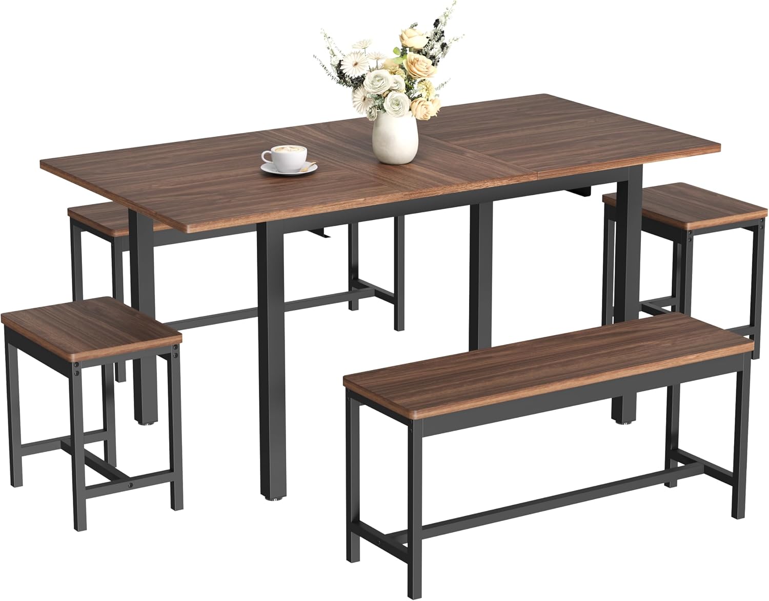 Extendable Dining Table Set, 5-Piece - Image 9