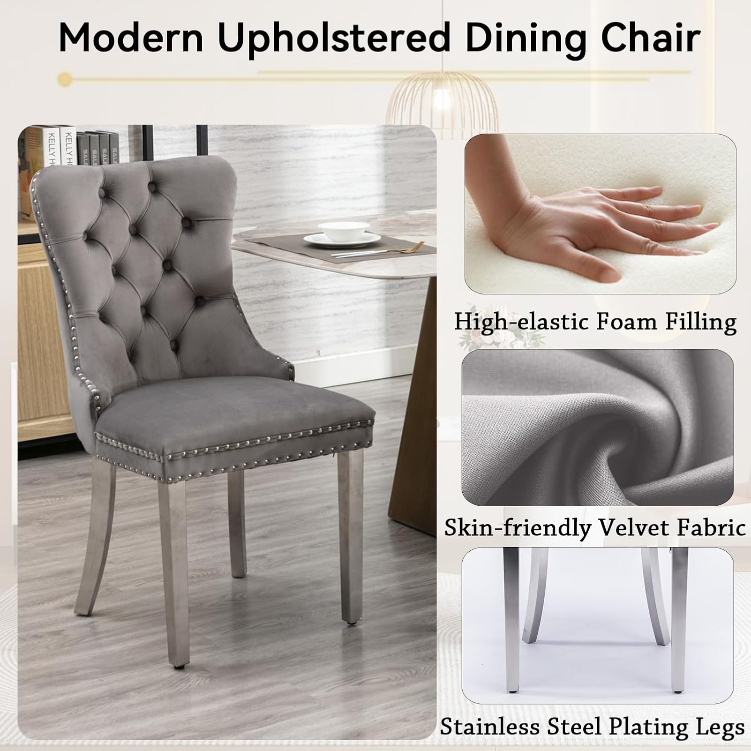 Extendable Dining Table Set, 7-Piece - Image 5