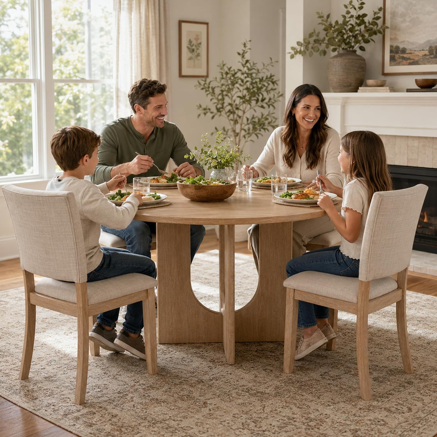 Round Dining Table Set, 5-Piece - Image 3